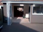 Bi-fold door with Twinson decking and cladding